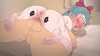 Piplup Gets A Ride On Bulma'S Butt In This Cartoon Hentai Video