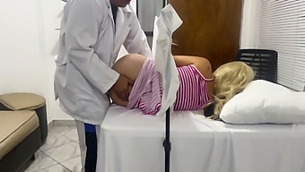 Stunning Spouse Seduced By Lewd Ob/Gyn Using Arousal Enhancer In Her Intimate Area, Resulting In Being Fornicated With Promiscuously And Filmed